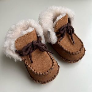 Baby Infant UGG Moccasin Boots with Fur